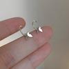 1 Pair Women Earrings, Butterfly Design Circle Shape Earrings, Open-Type Easy Wear for Daily Commuting Dating