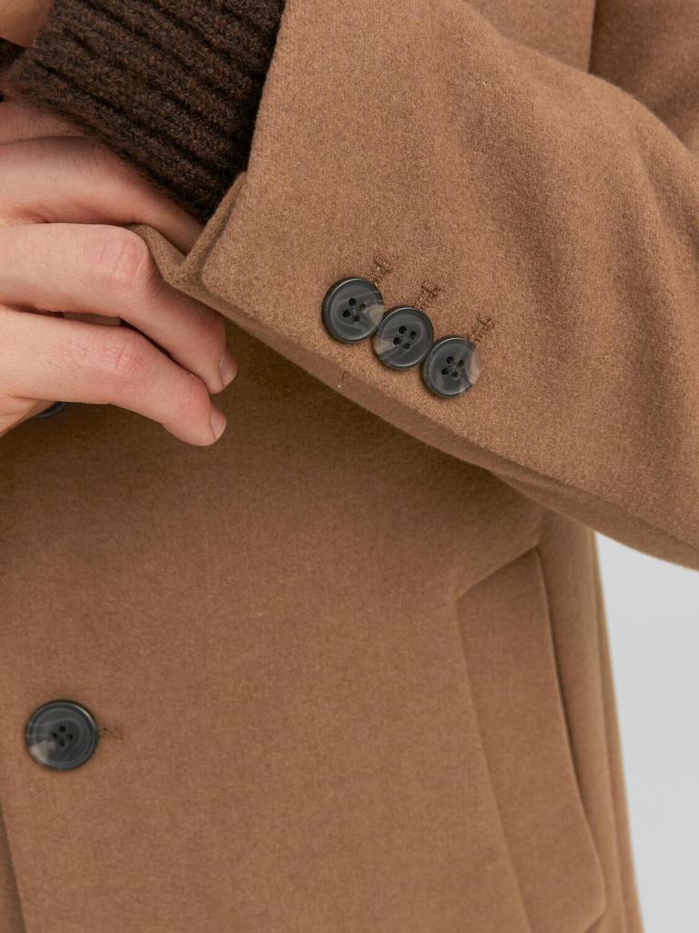 Зимняя куртка Jack & Jones Jjemorrison Wool Coat SN (12239008) Jjeharrison (12263845) khaki