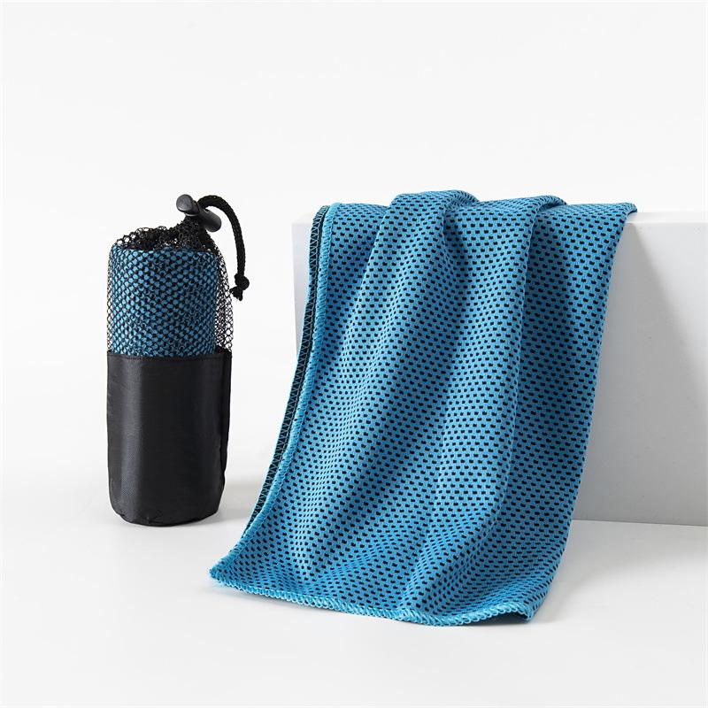 Cooling Towel Quick Drying Soft Breathable Microfiber Anti Sunstroke for Student Summer Outdoor Activity 1Pcs