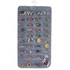 80 Grids Double-Sided Jewelry Hanging Storage Bag Business Membership Card Organizer Sundries Necklace Earrings Storage Pocket