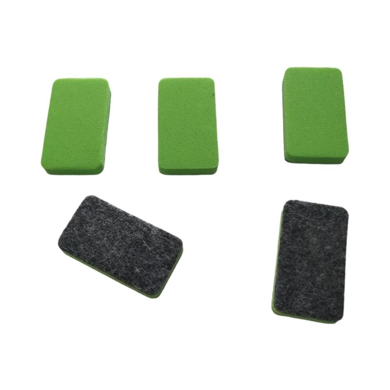 50Pieces Small EVA Whiteboard Erasers with Felt Pad Small Blackboard Cleaners for Teachers Students School Supplies