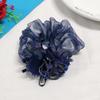 Trendy Ribbon Bow Scrunchie Large Floral Hair Tie for Adults
