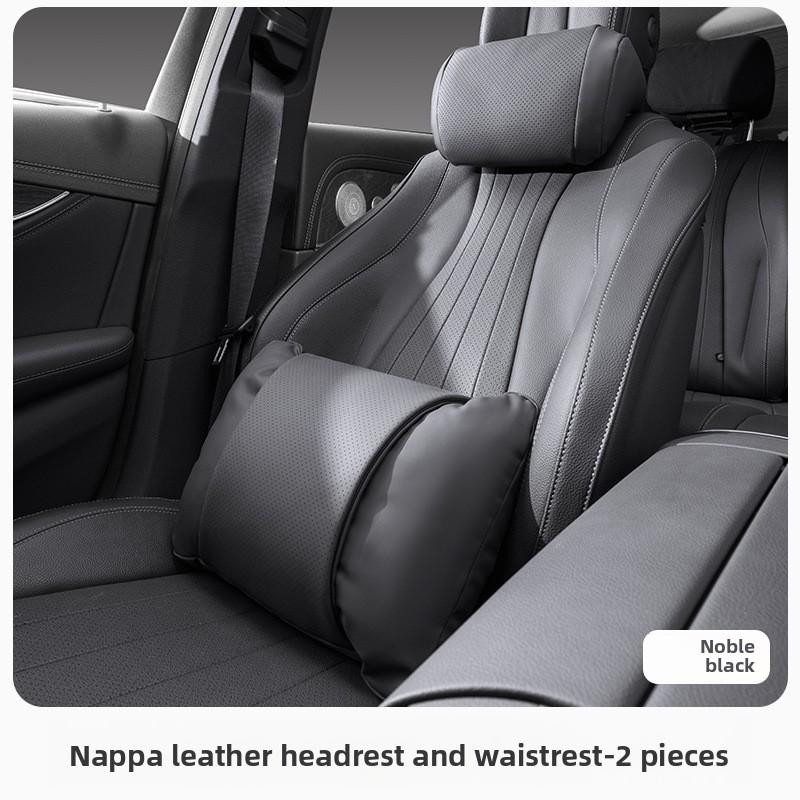 Luxurious Car Headrest - Provides Neck and Waist Support, Is Comfortable and Breathable with Zero Pressure.