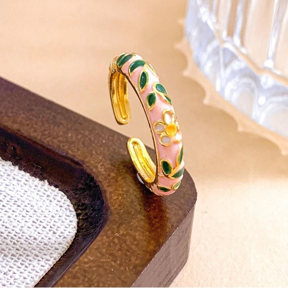 Classic Vintage Geometric Rings Bohemian-Style Gold Plated Ring  Wedding