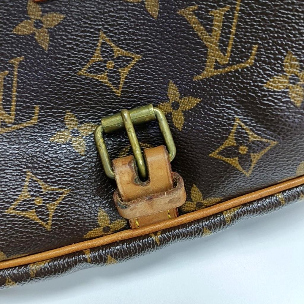 [Pre-Owned] Monogram Saumur 30 Iconic Classic Logo Print Adjustable Shoulder Strap Canvas And Leather Messenger Bag - Fair #1967VAX
