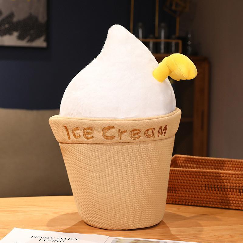 Ice Cream Duck Butt Plush With Soft Short Plush For Girls Gifts And Sofa Decor
