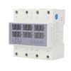3 Phase DIN Rail Voltmeter Ammeter Automatic Overvoltage Overcurrent Protector AC230 300V