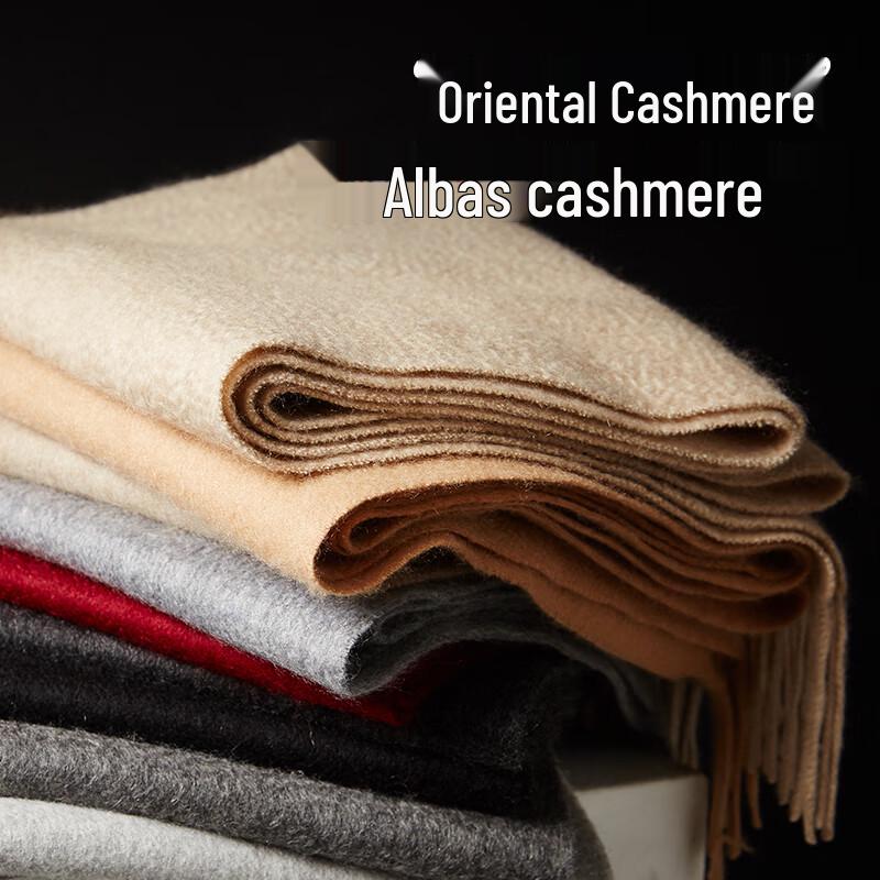 Lingke Women's Solid Cashmere Blend Scarf