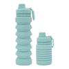 750ML Durable Silicone Folding Water Bottle Lightweight Folding Water Bottle BPA Free Sports Folding Bottle for Outdoor