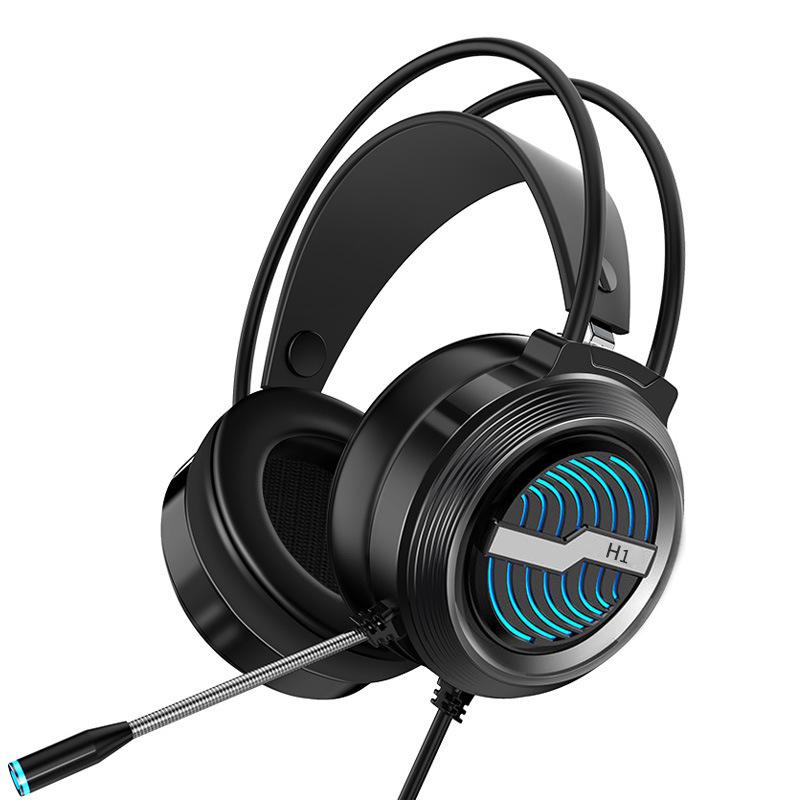Wired Over-Ear Gaming Headset with Microphone for Mobile, Desktop & Laptop
