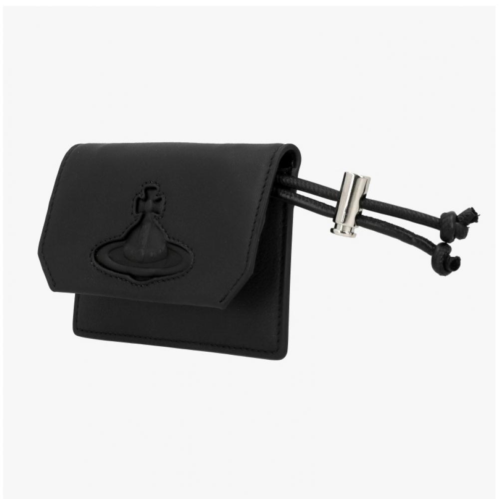 Vivienne Westwood Smooth Leather Strap Card Wallet 55020001u L001s N401