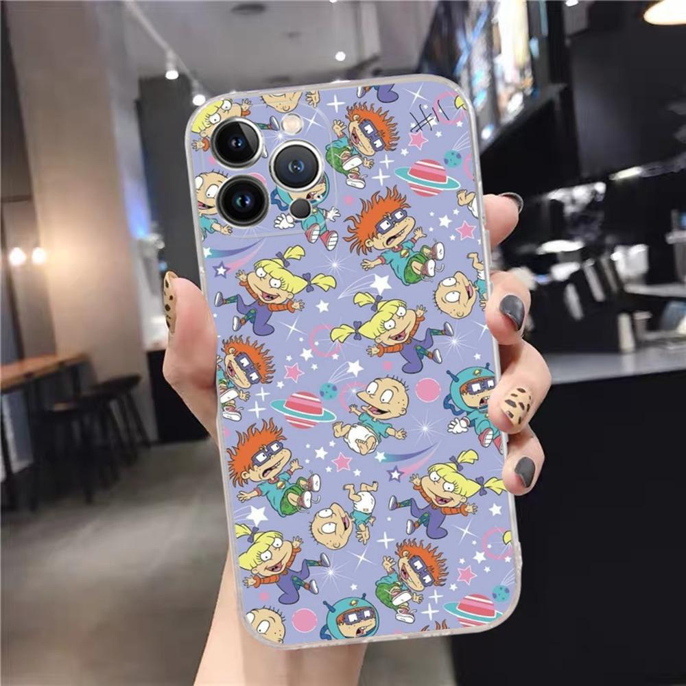 Cartoon Funny R-Rugrats Phone Case Silicone Soft For Iphone 16 15 14 13 12 11 Pro Mini XS MAX Plus X Cover