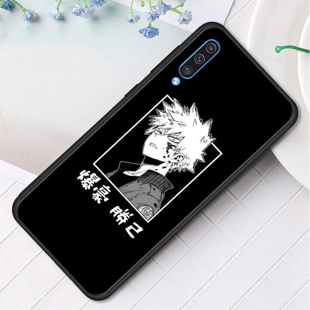 Silikon-Handyhülle für Samsung Galaxy A50 A70 A10 A20e A30 A40 A20s A10s A10e A80 A90 A60 A30s Cover Shell My Hero Academia