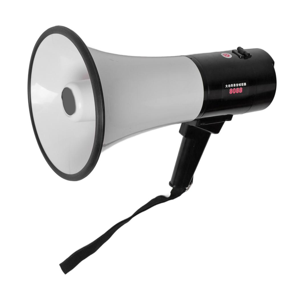 Portable Megaphone Bullhorn Outdoor Handheld Blow Horn Loud Speaker 40W with Lithium Battery