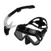 Adults Adjustable Snorkeling Set Snorkel Goggle Breathing Tube Set Adults Snorkeling Gear for Swimming Training