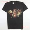 Vintage Native Chief Head Wolf Eagle T Shirt Size Large Vintage Washed Casual Stylish Fashion Streetwear Designer Clothes