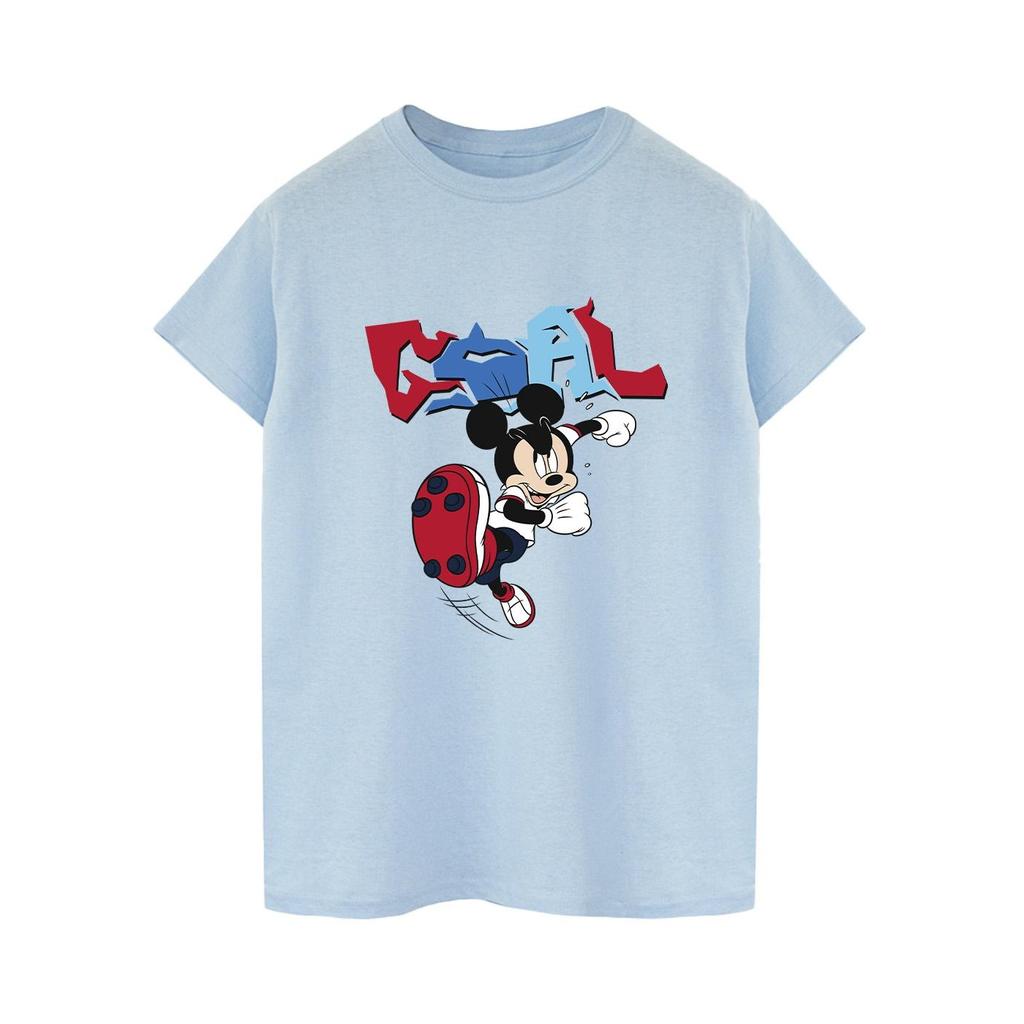 Disney Mickey Mouse Torjäger-Pose für Herren T-Shirt