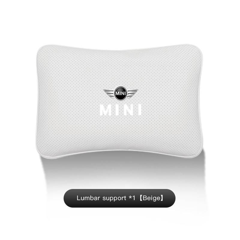 Accessori Supporto Lombare e Poggiatesta in Seta Ghiacciata per Auto MINI Per MINI Cooper One R50 R52 R54 R53 R56 Countryman R60 F55 F56 JCW R58 R59 mjewr55