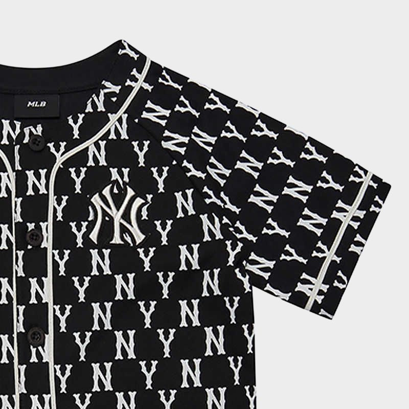 New MLB Baseball Jacket Mlb Old Flower Black Kids' 7ABSM0123-50BKS