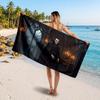Large Beach TowelDracula Soft Absorbent Towel Beach Bath Home Use