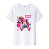 Casual Disney Cartoon Minnie Summer Blouses Men T-shirt White 2000s Tees Women Tshirt Ladies Mickey Mouse Tops Oversized Clothes
