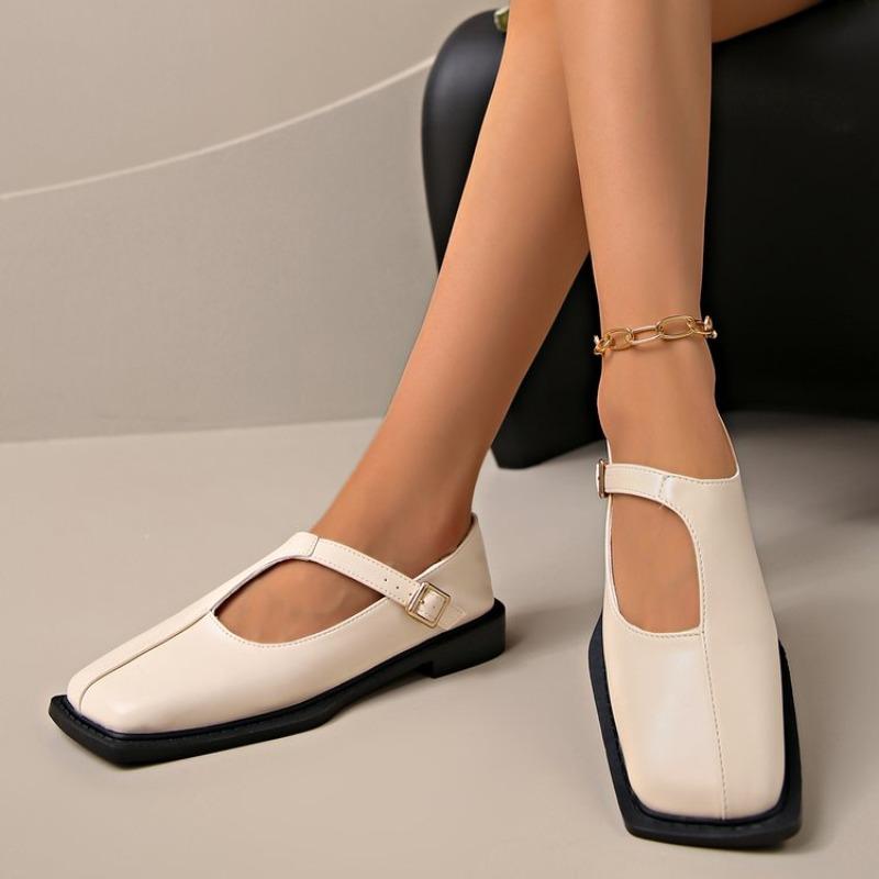 Fashion Women's Heeled Shoes Mary Janes New Style Comfortable Soft Soled Shoes Fashion Buckle Strap Female Footwear Elegant Single Shoes