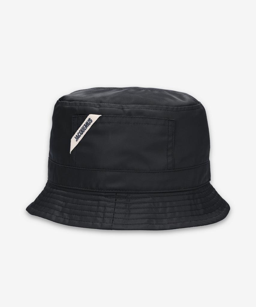 JACQUEMUS Le Bob Auvalière Bucket Hat - Black / 236Ac5873138990