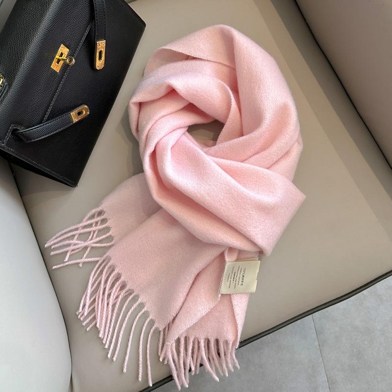 Autumn and winter warm new cashmere scarf couple tassel shawl fashion casual scarf premium
