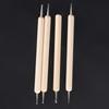 4pcs DIY Pottery Ball Stylus Polymer Clay Sculpting Embossing Modeling Craft Tools