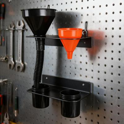Ölauffangbehälter Halter Wandmontage Garagenzubehör Mit Doppelten Abnehmbaren Tropfschalen Ölkanisterhalter Gestell Für Kühlmittel Motor Motor