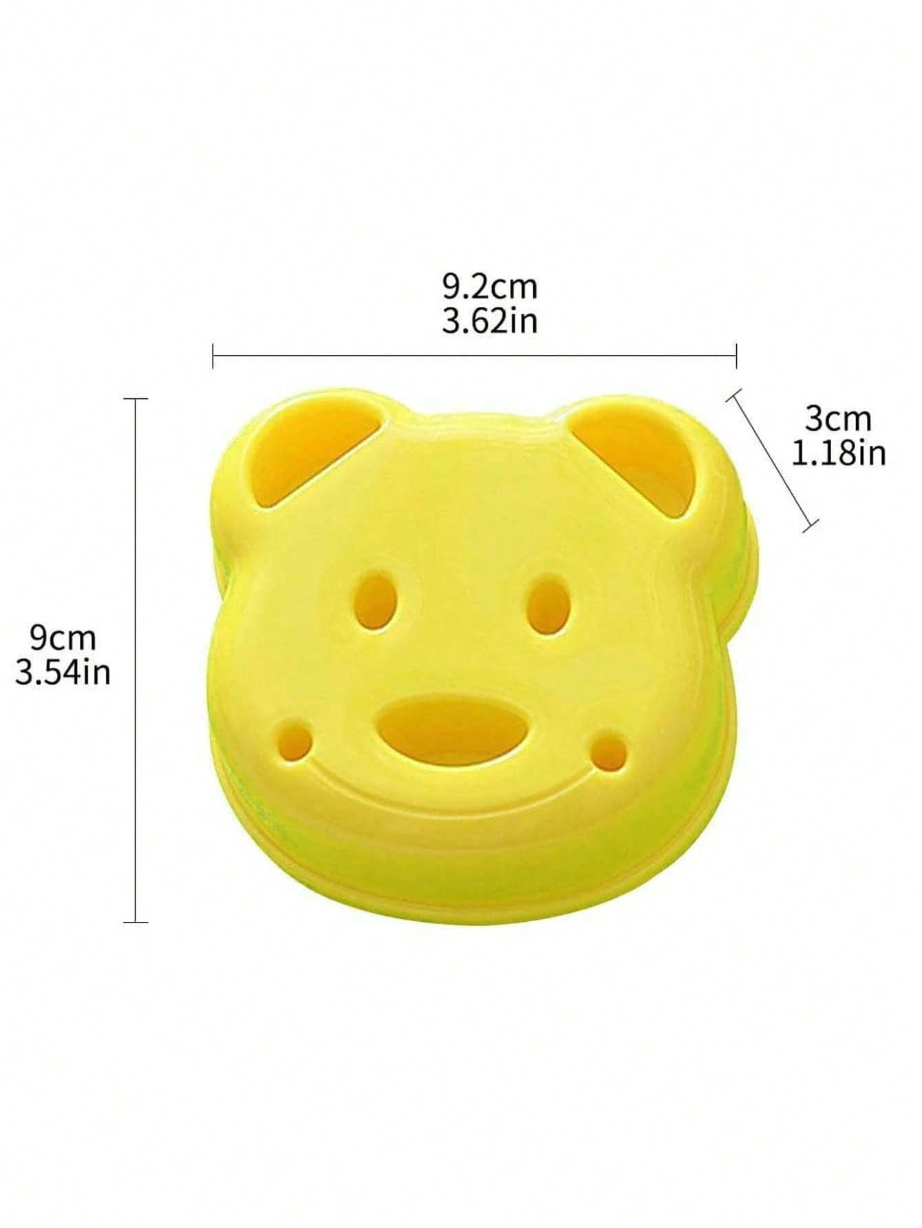 

1pc cartoon bear is equipped with DIY sandwich mold, children s lunch box sandwich cutting machine cartoon animal bear
