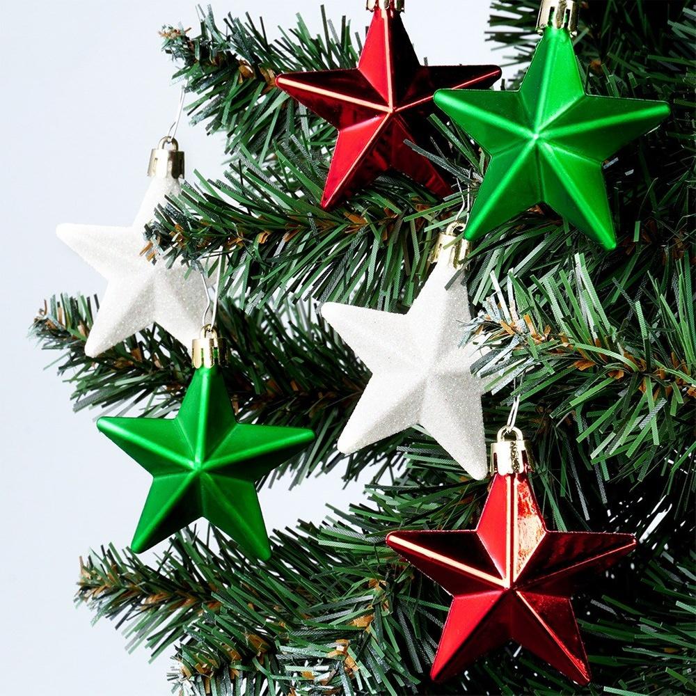 8x Bombki Choinkowe Świąteczne Nietłukące Kolorowe Zestaw Bombek Choinkę