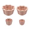4PCS/SET High Temperature Resistant Baking Mold Silicone Flan Pan Mold  Pastry Utensil