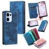 For OPPO Reno13 5G Mandala Embossed PU Leather Flip Wallet Case Magnetic Closure Cover
