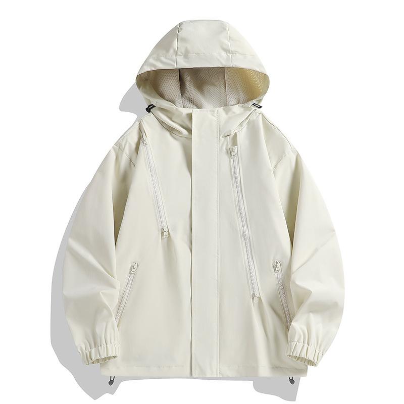 Veste de sport et de loisirs de plein air pour hommes et femmes, coupe-vent et imperméable, grande taille, nouvelle collection printemps