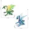 Realistic Pvc Ice Dragon Model Stunning Western Mythical Creature Decorative Figure
