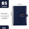 Premium Business Leather Notebook Gift Set with Custom Logo, A5/B5 Sizes, Thick Conference Notepad
