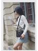 Yuhua Stone Retro Tofu Diamond Crossbody Bag - Small, Stylish, High-end Commuter.