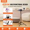 VEVOR Projector Stand, Laptop Stand Tripod Adjustable Height from 26.97 To 63 In