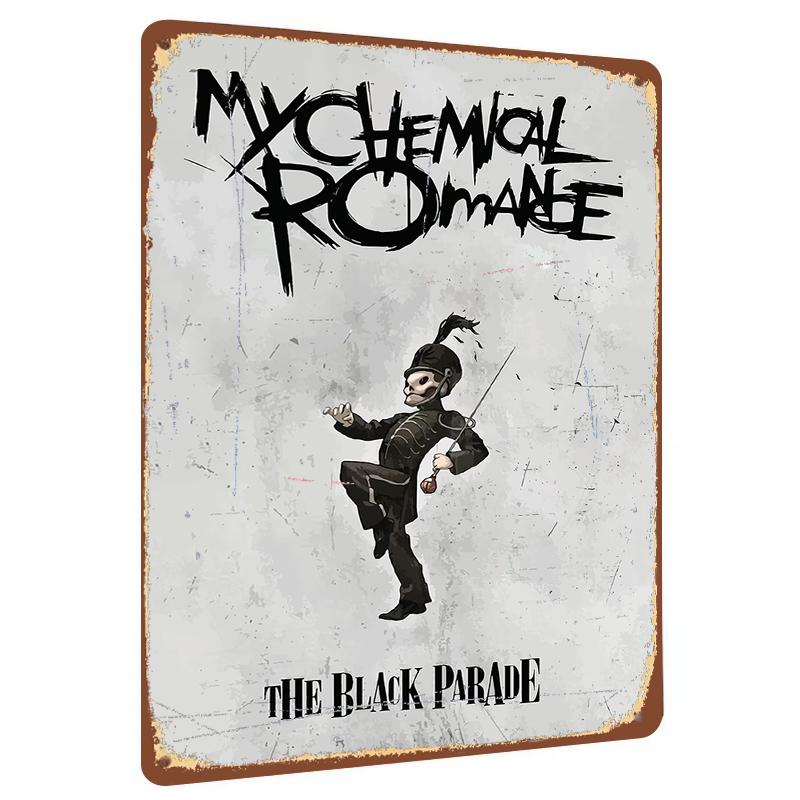 

My Chemical Romance The Black Parade Skeleton Soldier Art Metal Tin Sign for Music Room Decor 20x30cm（7.8x11.8inch）