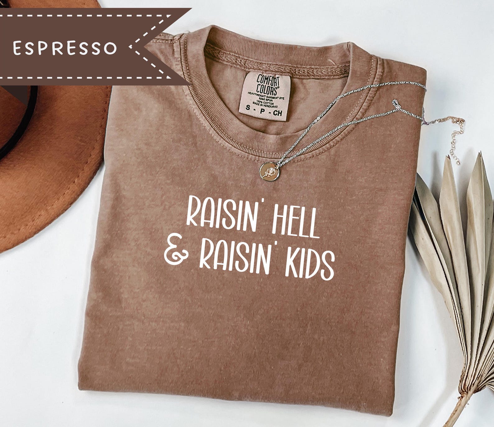 Raisin Hell Raisin Kids Mom Tee, Comfort Colors® Mom Life Graphic Tee, Mother s Day Appreciation 4XL