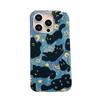 Cartoon Black Cat Phone Case for iPhone 15/14/13 Pro Max - Soft and Compatible