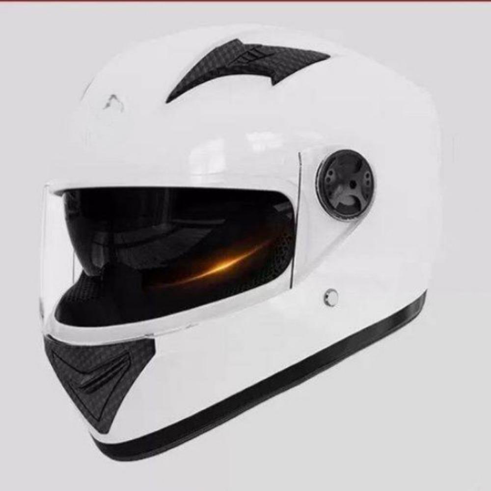 Applicable to motorcycle electric vehicle double-sided mirror helmet men's and women's helmets to keep warm in winter