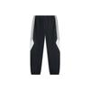 Li Ning Sports Trend Serie Lässig Vielseitig Bequem Einfarbig Colorblock Elastische Bündchen Gestrickte Sporthose Herrenhose Schwarz AYKV161-3