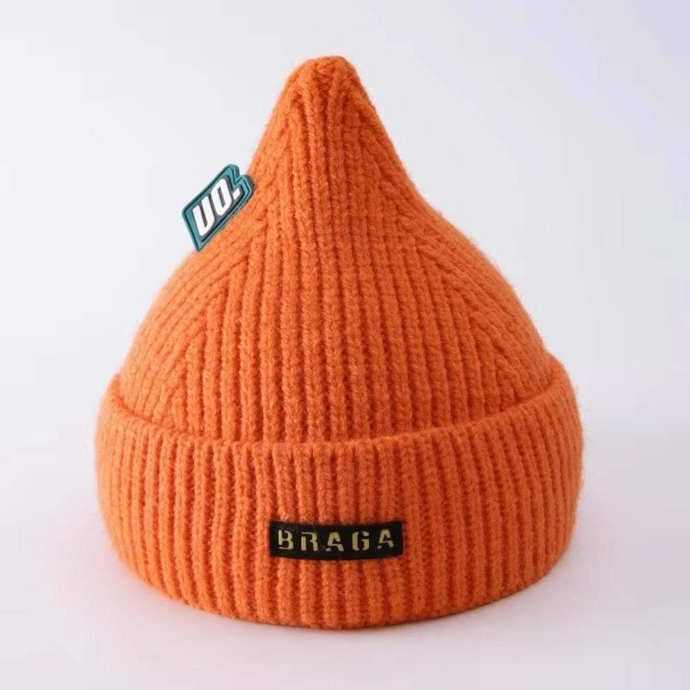Cute Letter Newborn Knitted Hat Winter Warm Infant Kids Ear Protection Hats New Baby Beanie Cap