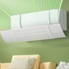Adjustable Air Conditioning Wind Deflector 16.5x52cm Plastic Air Conditioning Baffle Wind Deflector Plastic Texture