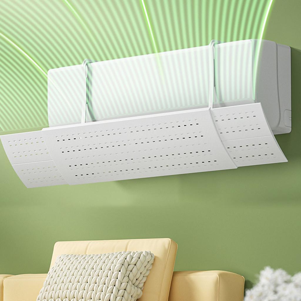 Adjustable Air Conditioning Wind Deflector 16.5x52cm Plastic Air Conditioning Baffle Wind Deflector Plastic Texture