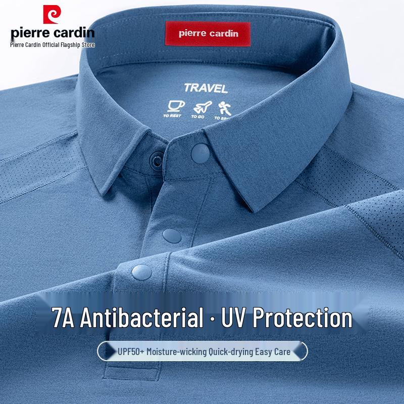 Pierre Cardin Men s Quick-Dry Anti-Bacterial UV Protection Polo Shirt XL/52