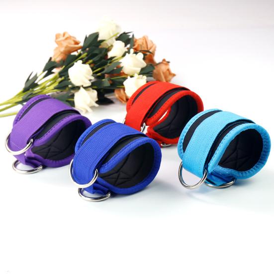 Ankle Strap for Cable Machine Adjustable Ankle Resistance Bands with Cuff for Gym Kickback Glute Workout Leg Extension Lower Body Exercise