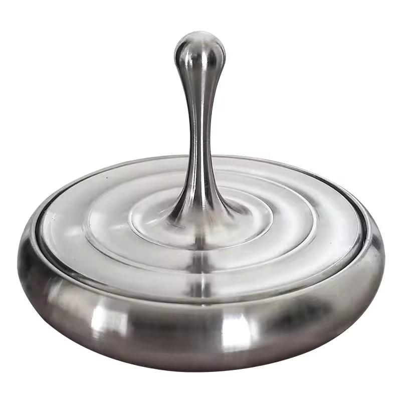 Rotating Water Drop Gyroscope Rotating Decorative Desktop Drip Tube Pressure Reducing Toy Gift Rotating Water Splash Gyroscope